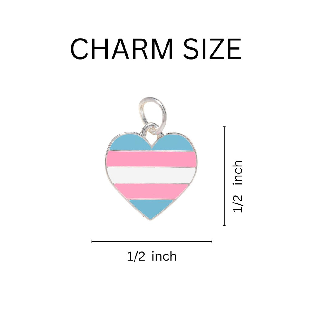 Transgender Heart Pride Key Chains