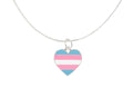 Transgender Heart Pride Necklaces