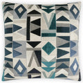Traydon Ocean Blue Throw Pillow With Insert