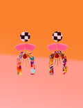 Confetti Multi Mixed Media Earrings