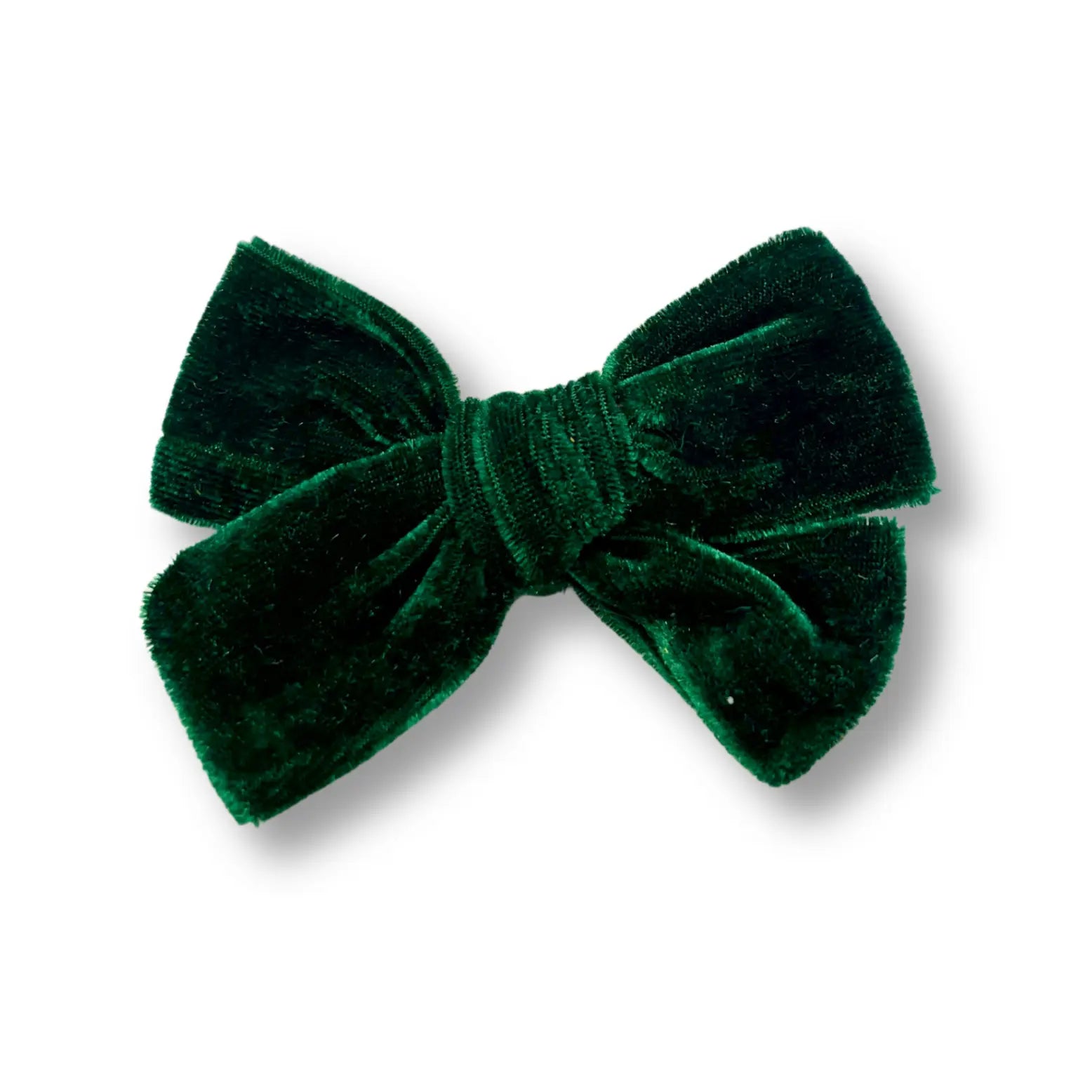 Forest Green Velvet Bow