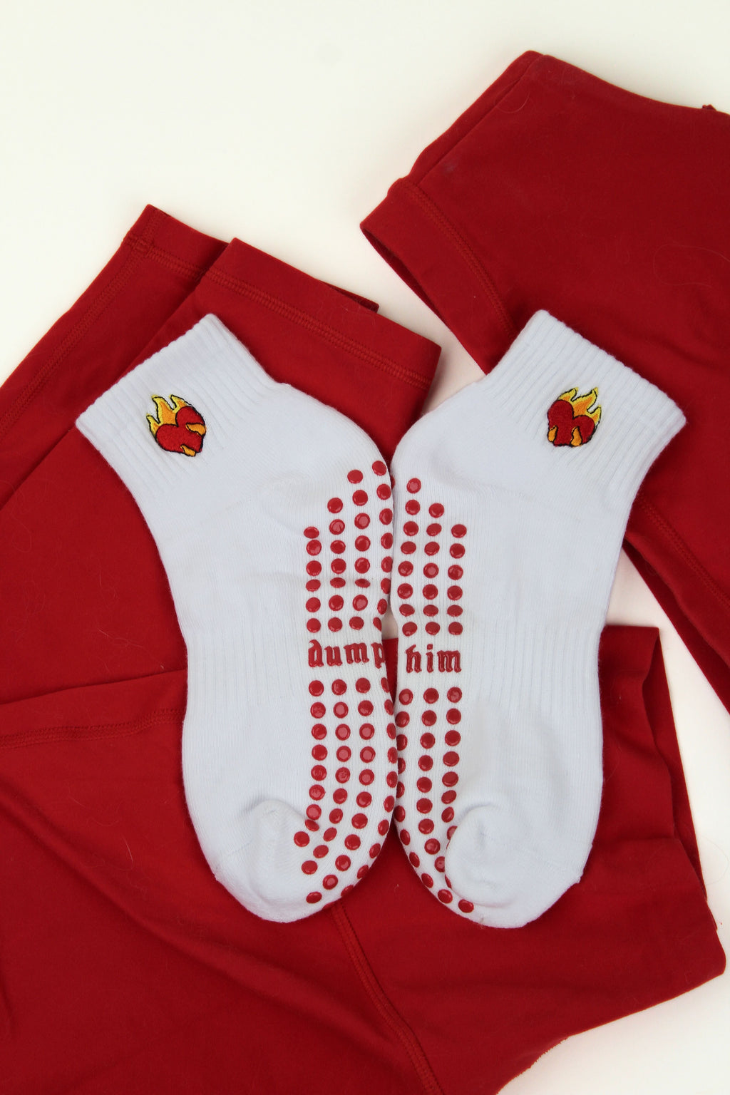 Dump Him Grip Socks