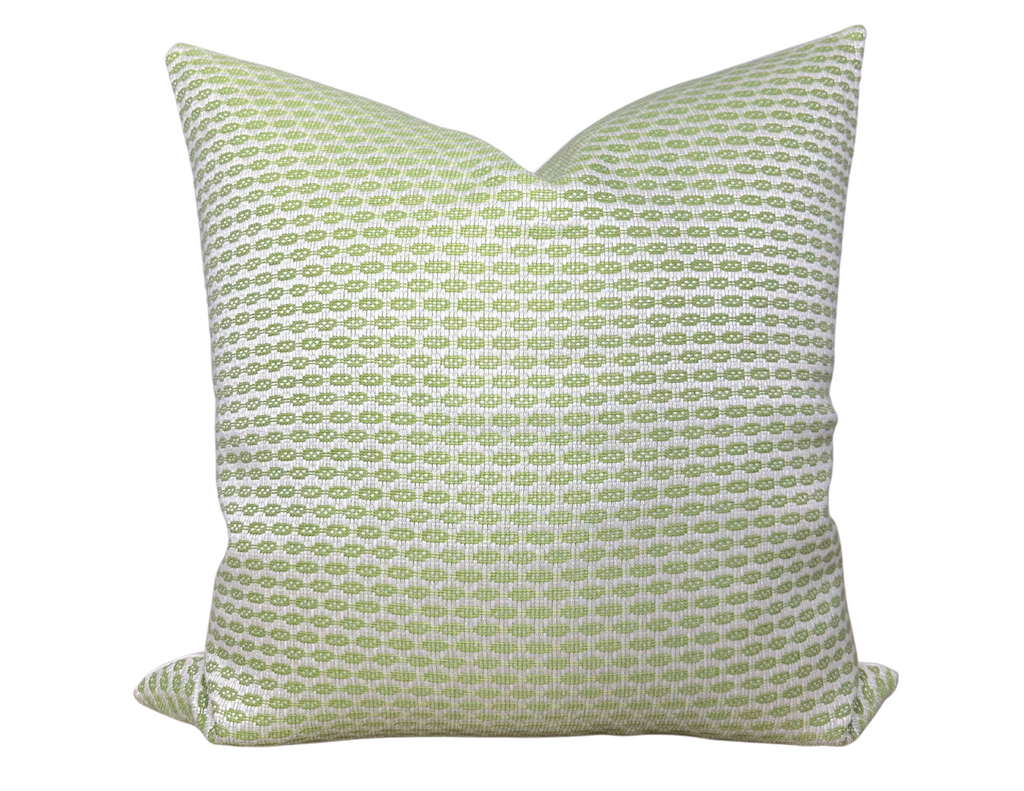 Hickox Woven Pillow Cover in Leaf, Schumacher Textiles