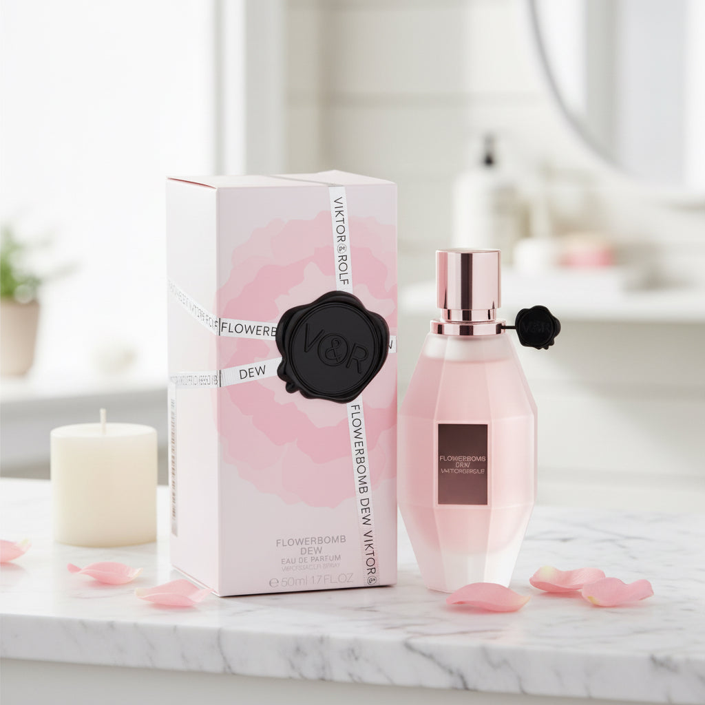 FLOWERBOMB DEW by Viktor & Rolf for her EDP 1.7 oz New in Box