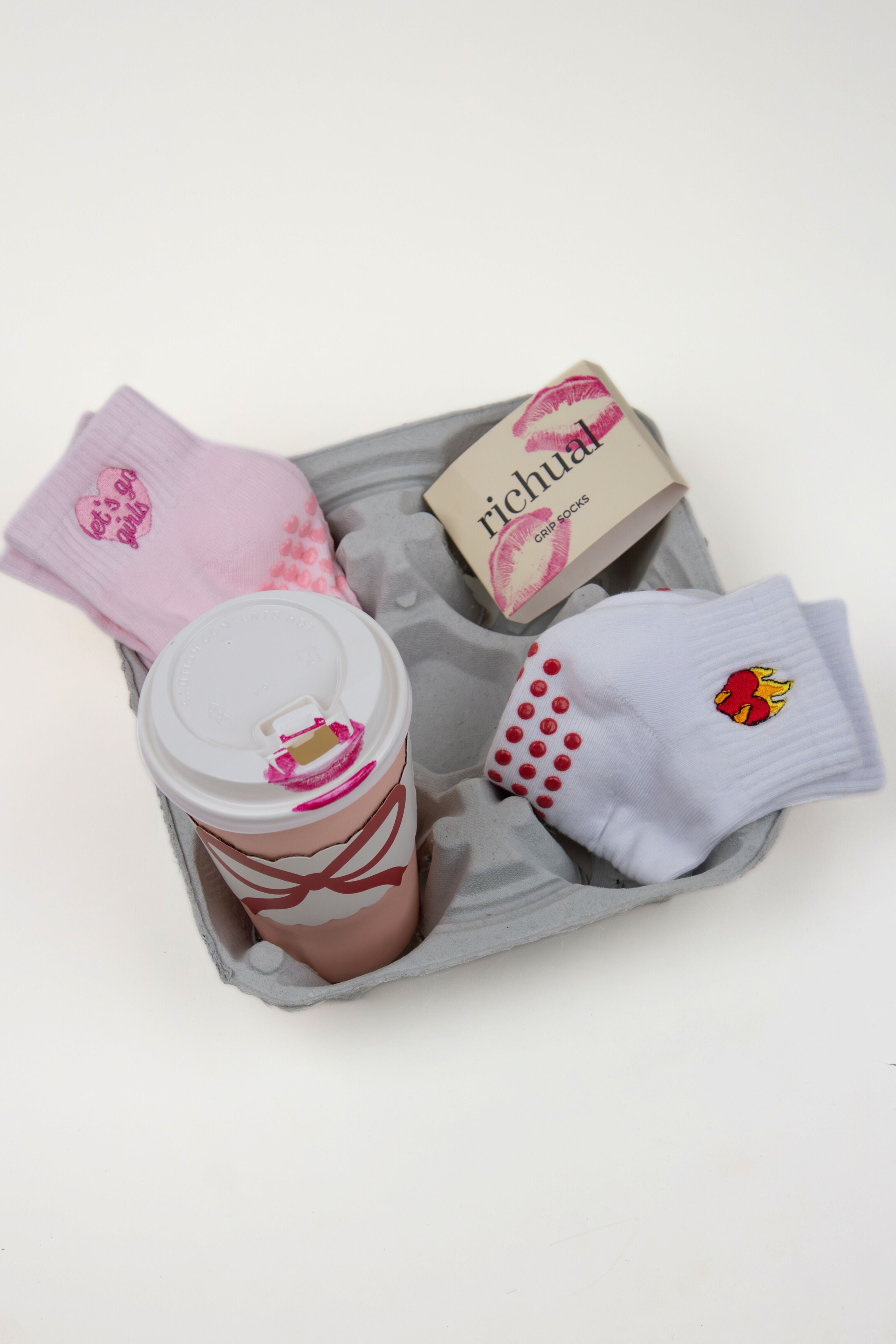 Dump Him Grip Socks
