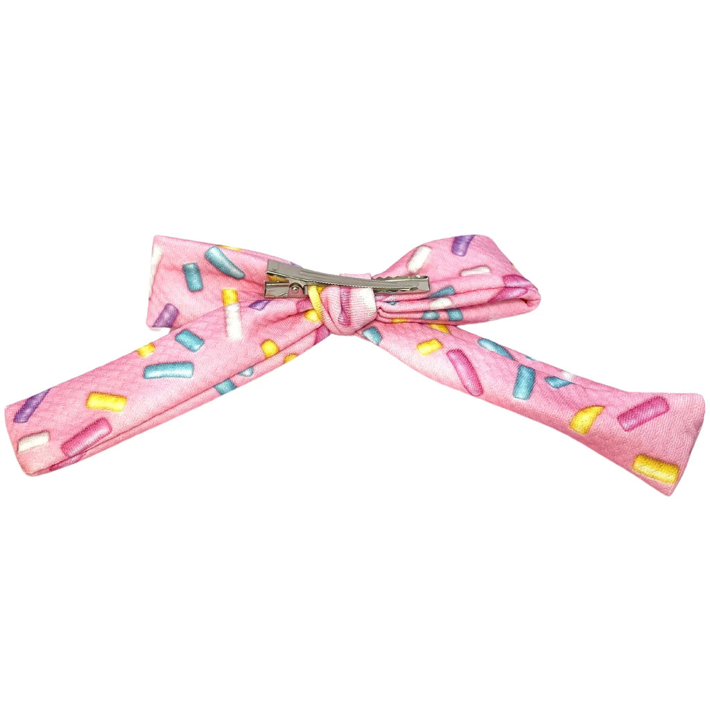 Pink Sprinkles Bullet Bow