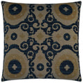 Utah Sapphire Blue Throw Pillow With Insert