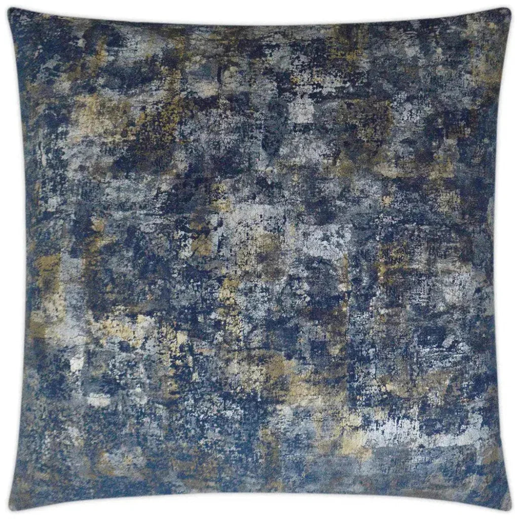 Venetia Lapis Blue Throw Pillow With Insert