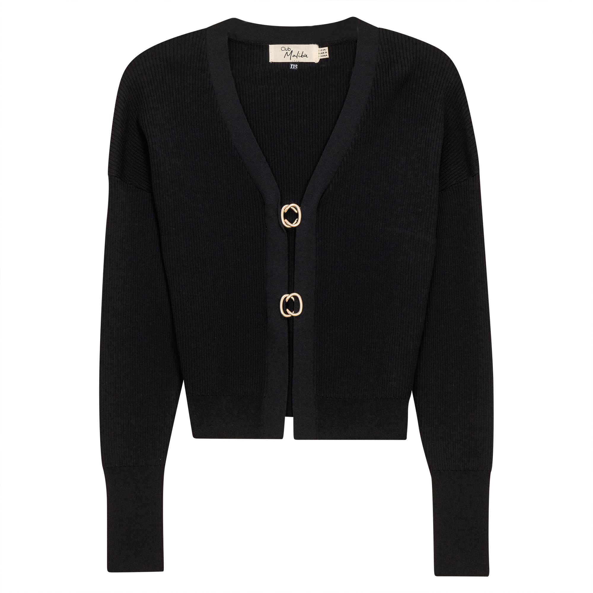Cropped Knit Cardigan