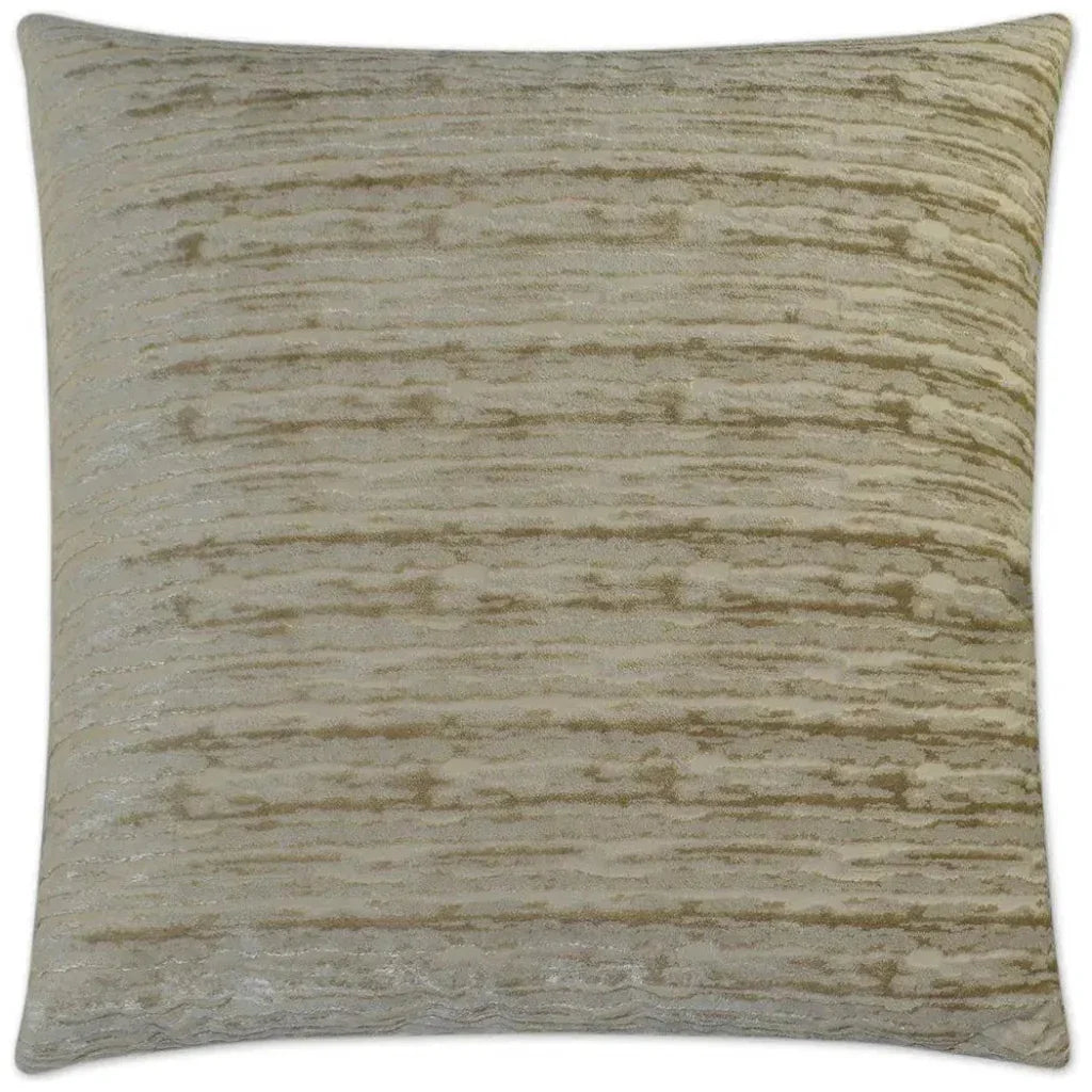 Wake Sand Brown Throw Pillow With Insert