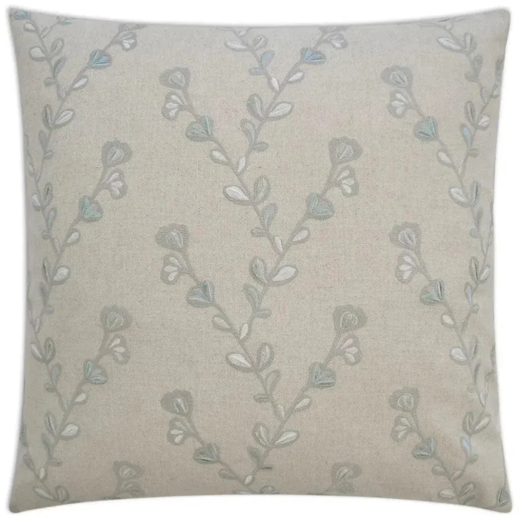 Willow Spa Brown Throw Pillow With Insert