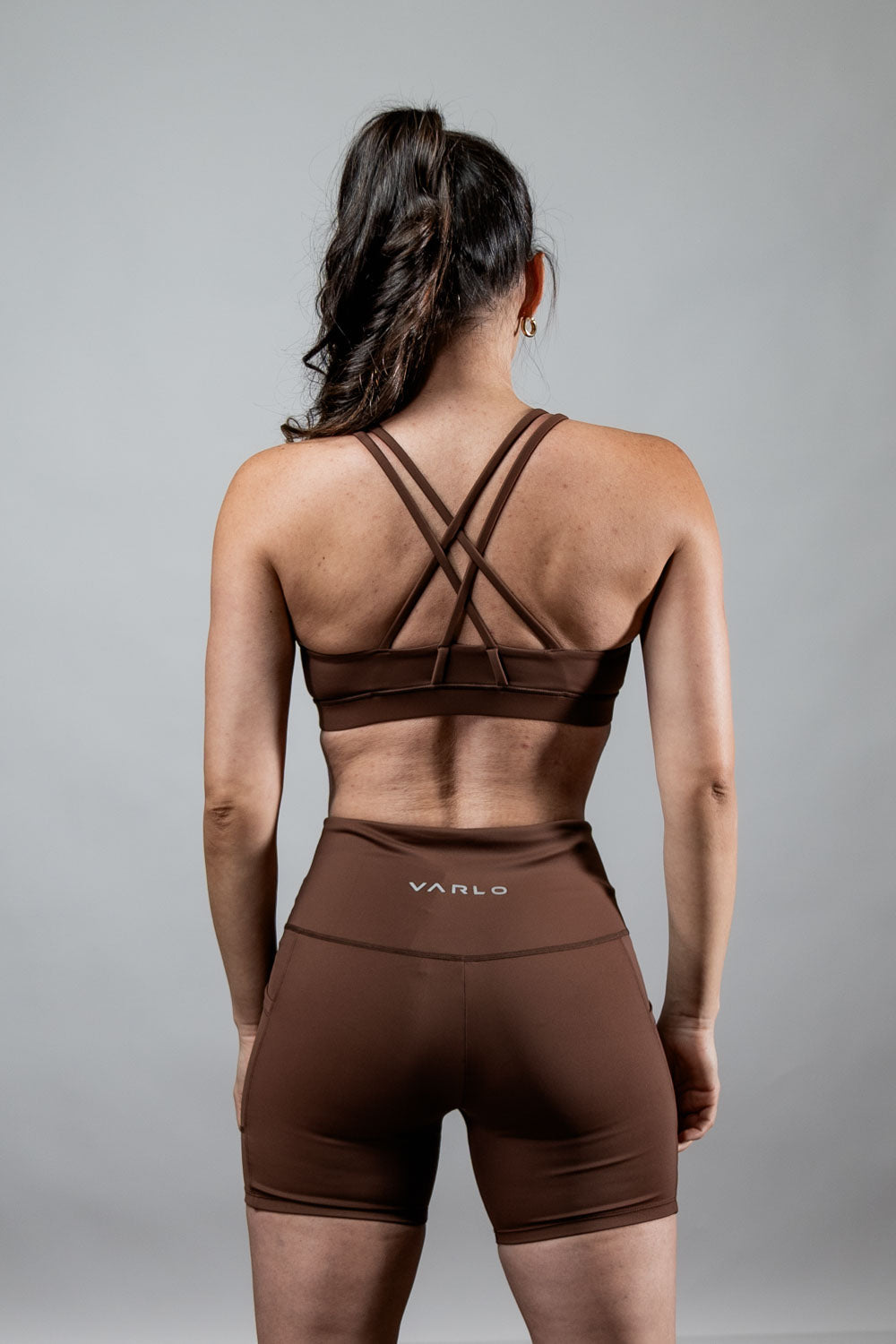 Women's SOHO Cross Back Sports Bra (City Mocha)