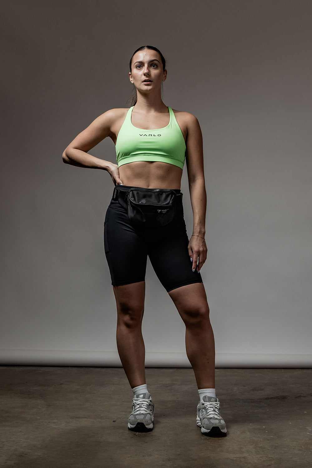 Women's SOHO Cross Back Sports Bra (Lime Lush)
