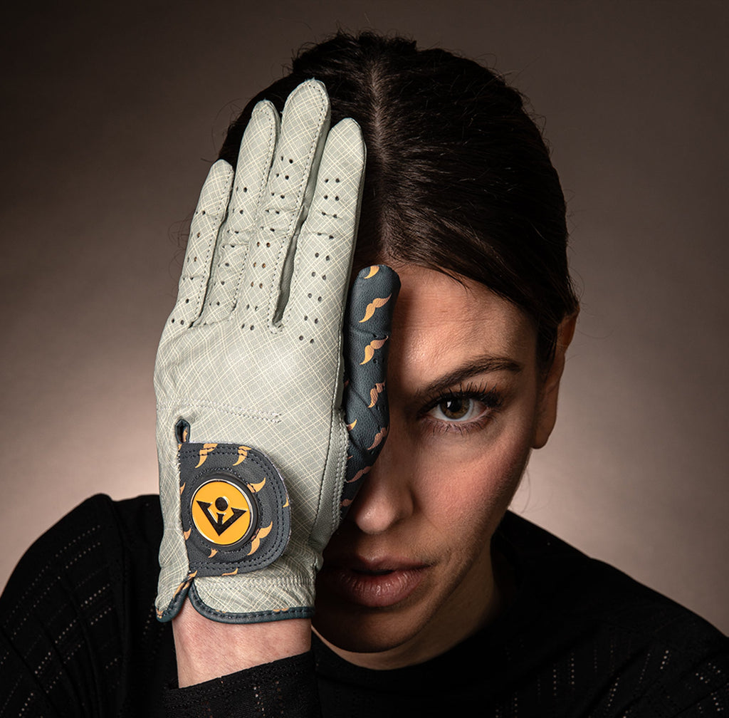 Wooly-Burg | Women's Charcoal Golf Glove
