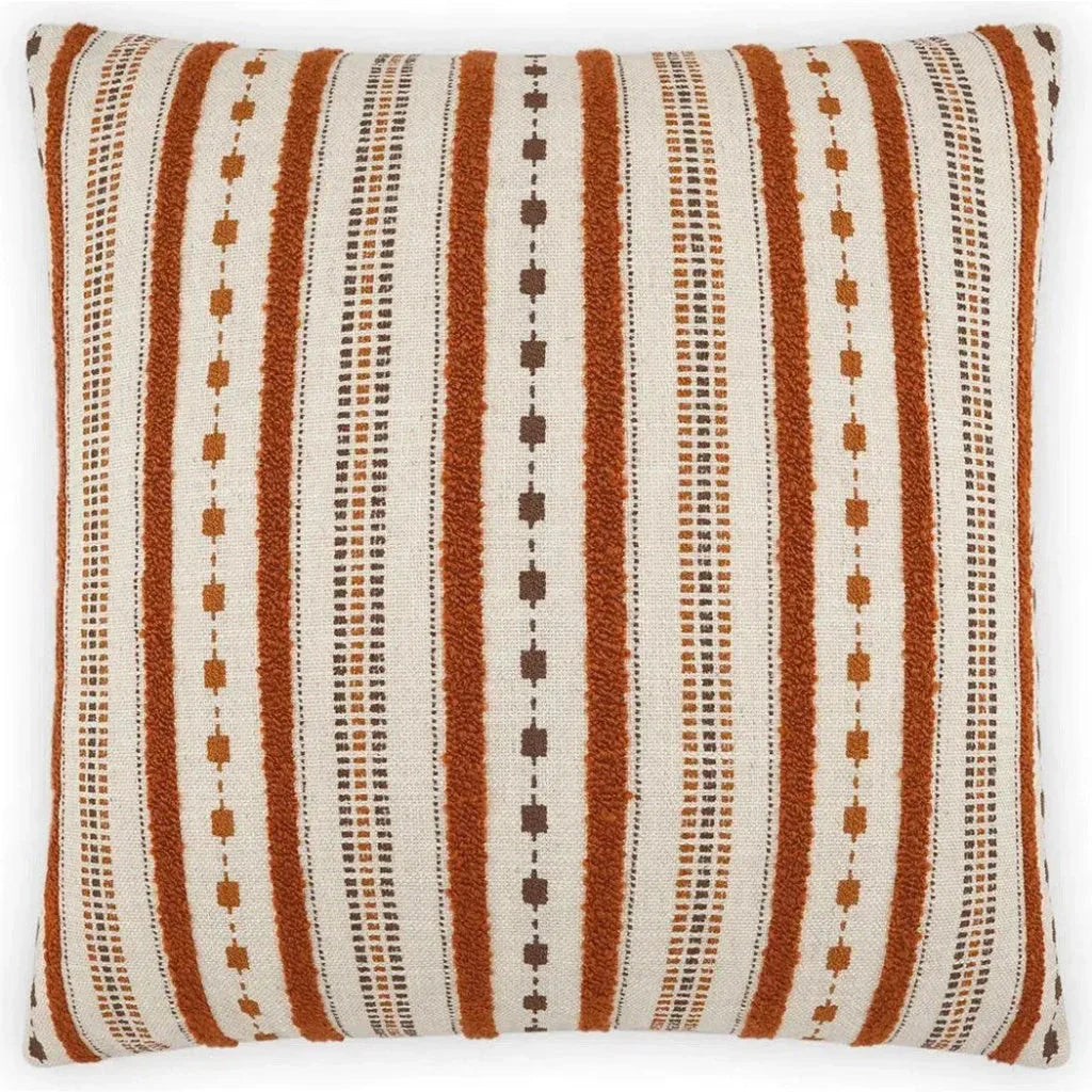 Xuma Rust Red Throw Pillow With Insert