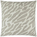 Zany Flint Brown Throw Pillow With Insert