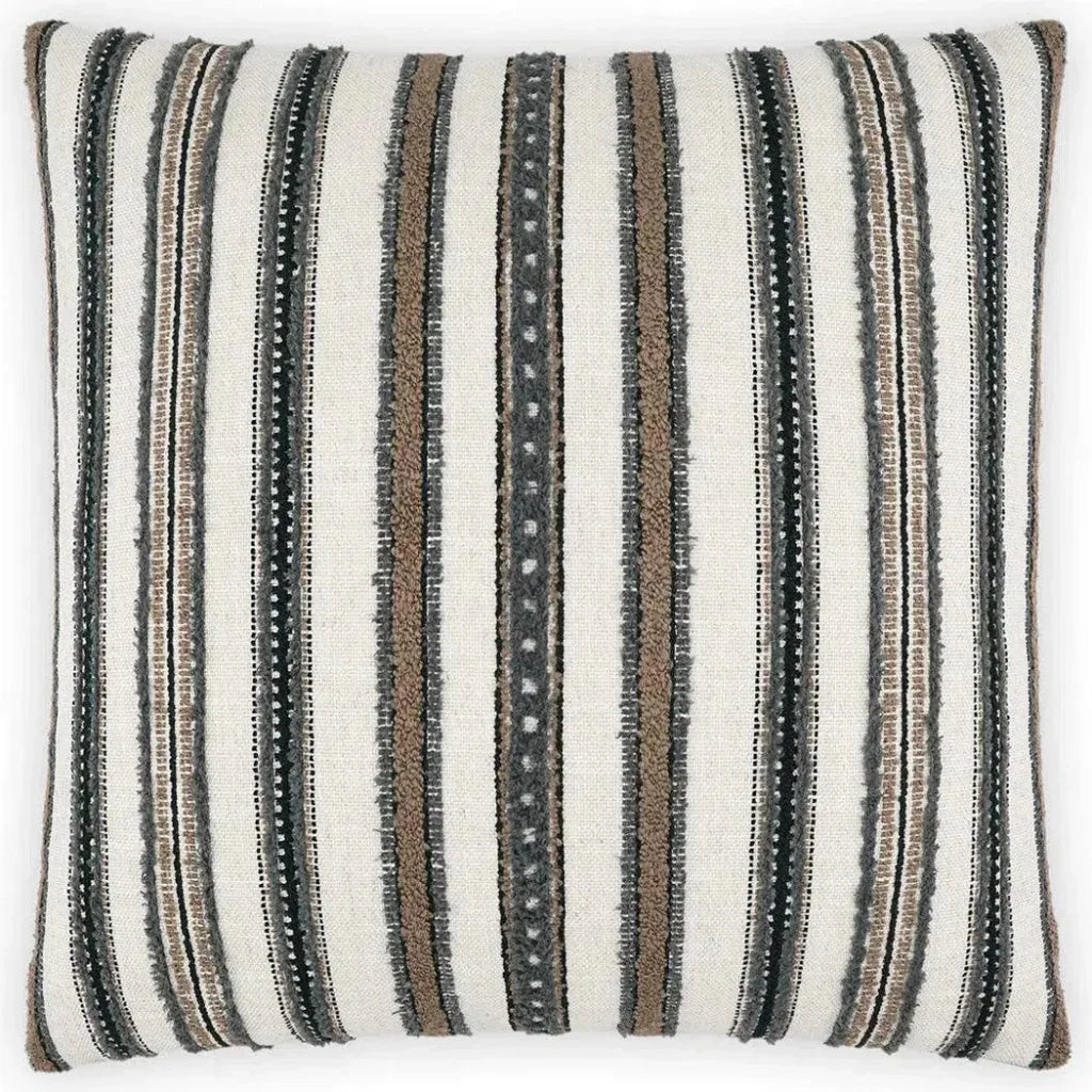 Zoie Grey Throw Pillow With Insert