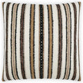 Zoie Umber Brown Throw Pillow With Insert