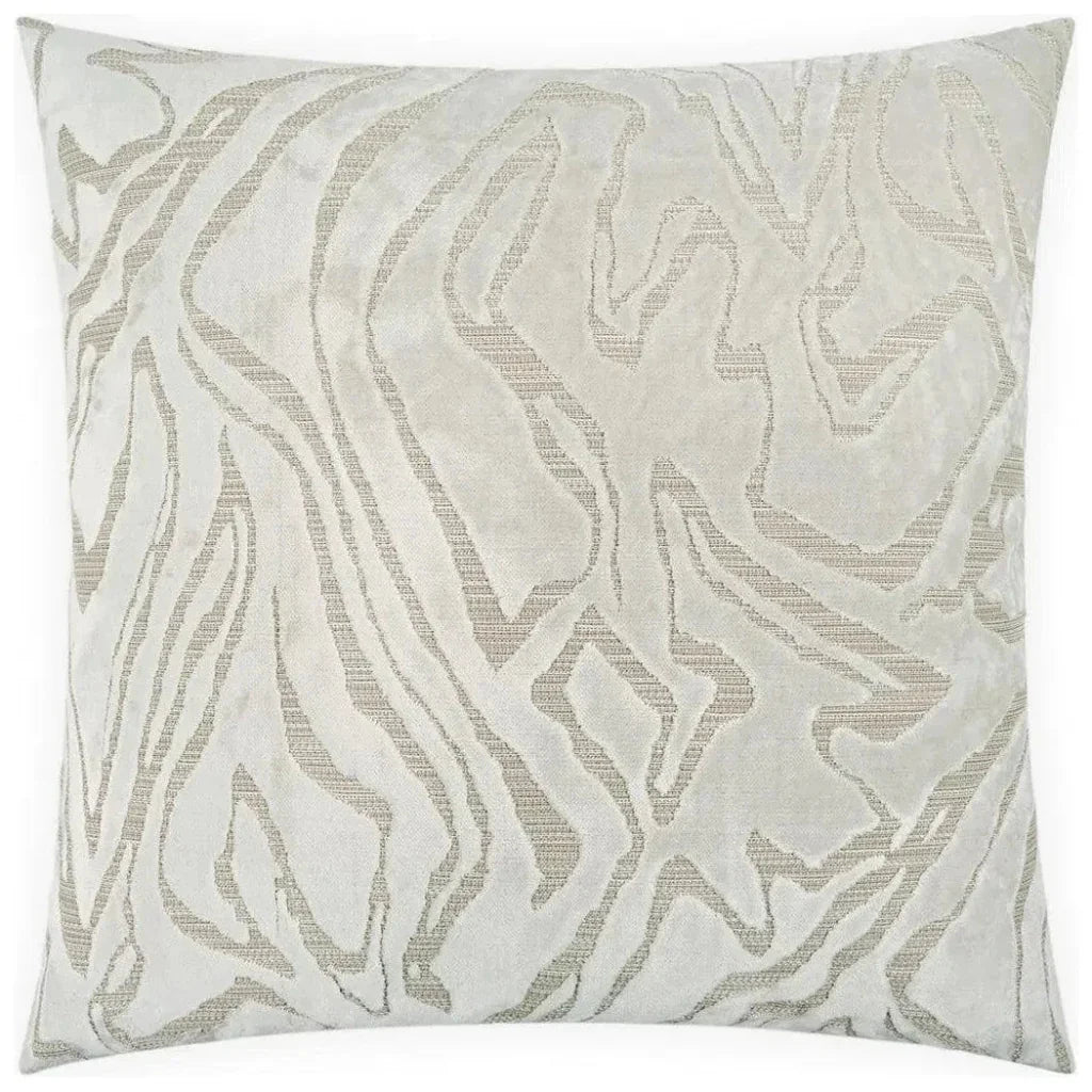Zuniga Bone White Throw Pillow With Insert