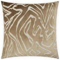 Zuniga Safari Brown Throw Pillow With Insert
