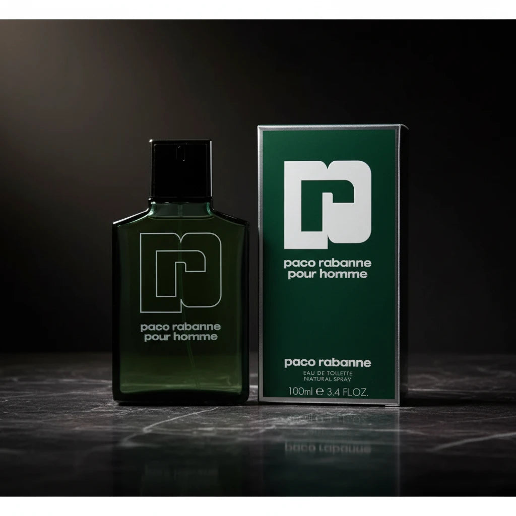 Paco Rabanne Pour Homme Eau De Toilette Spray for Men 3.4 oz