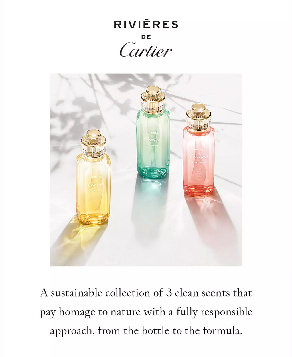 Cartier Rivieres De Cartier Luxuriance Eau de Toilette 3.3 oz