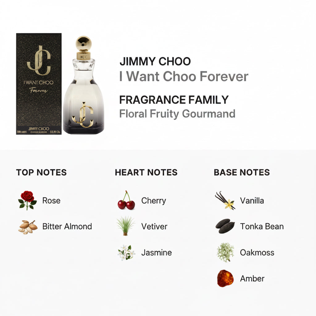 Jimmy Choo I Want Choo Forever Eau de Parfum 4.1 oz / 120ml Perfume for Women New Tester