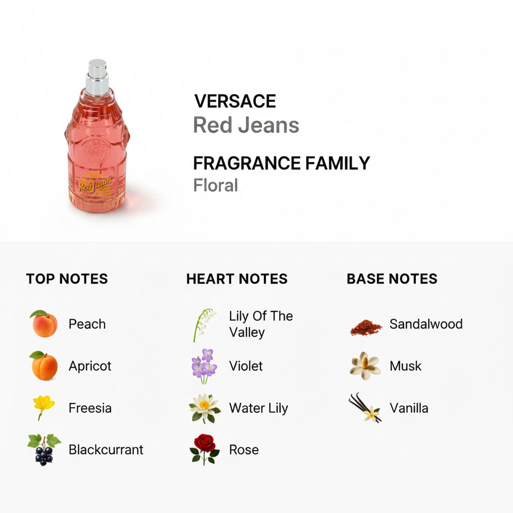 Gianni Versace Red Jeans 2.5 oz EDT Tester for Women
