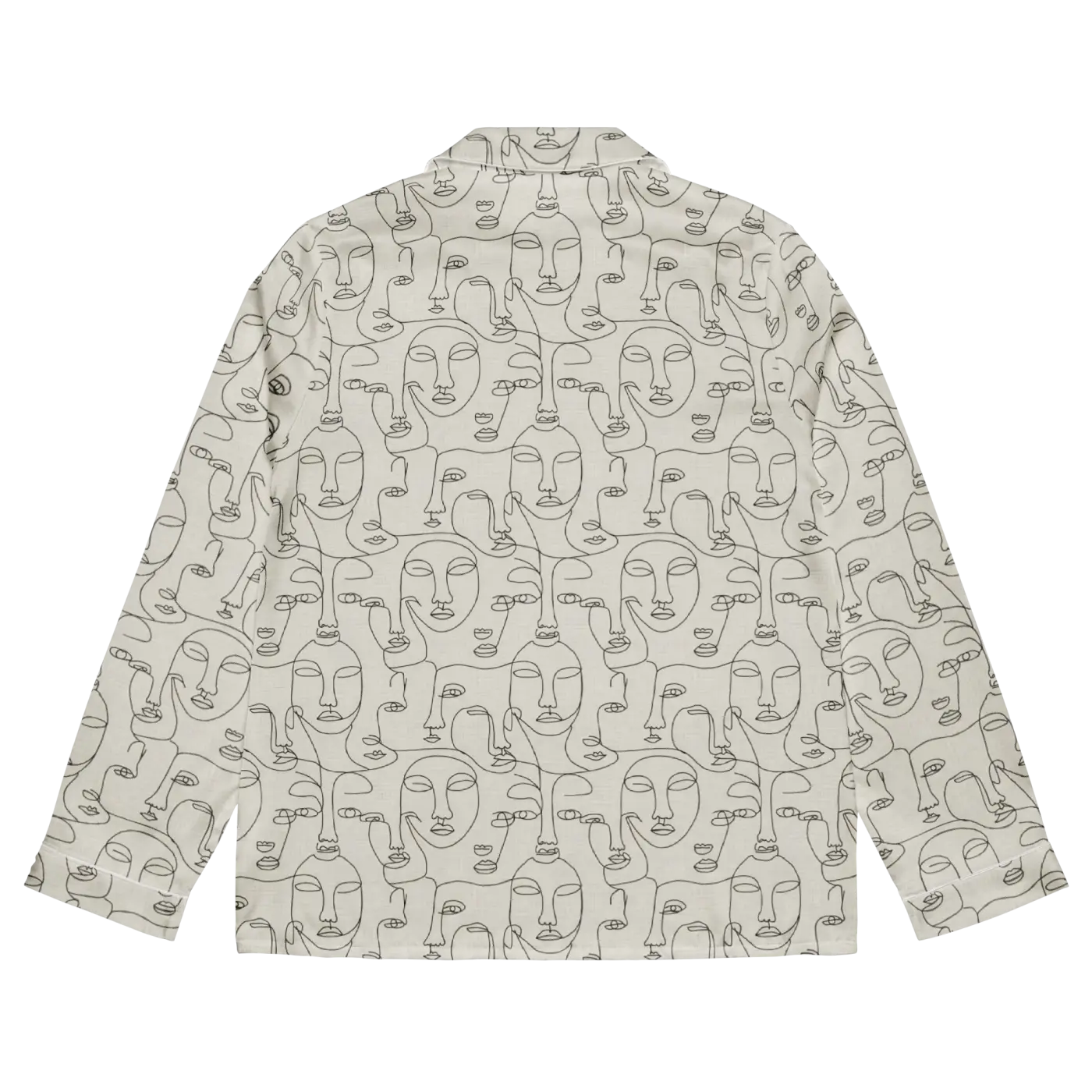Personalized Long Sleeve Pajama - Abstract Faces - DipaliZ