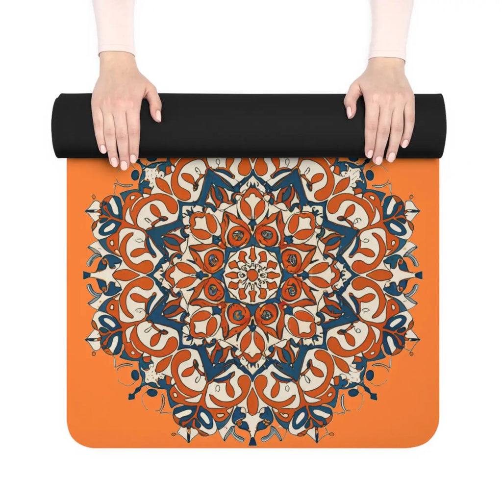 Eco-Friendly Rubber Yoga Mat - Mandala Pattern - Dipaliz