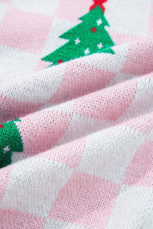 Ella Tree Pattern Cardigan Sweater