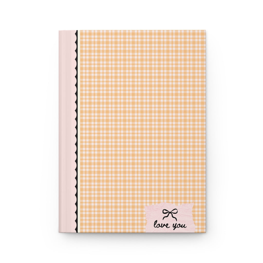 Adorable Love You Notebook: Orange