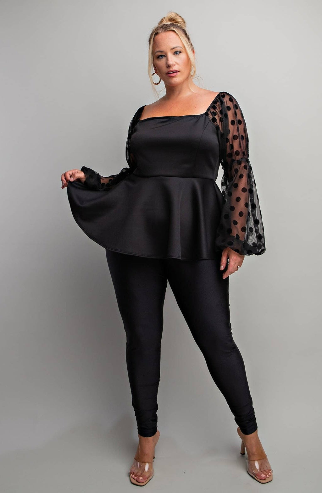 Adriana Peplum Top