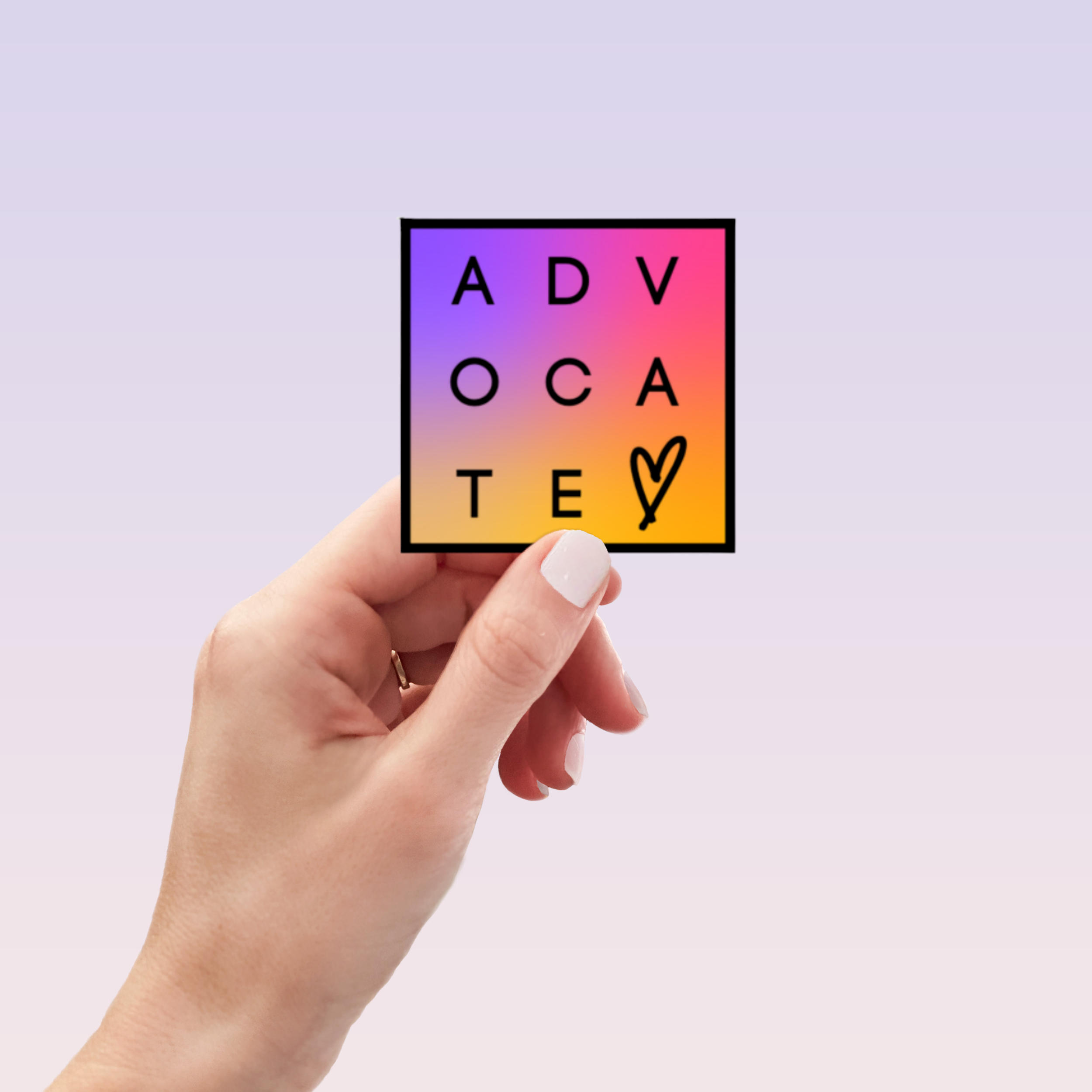 Advocate Sticker