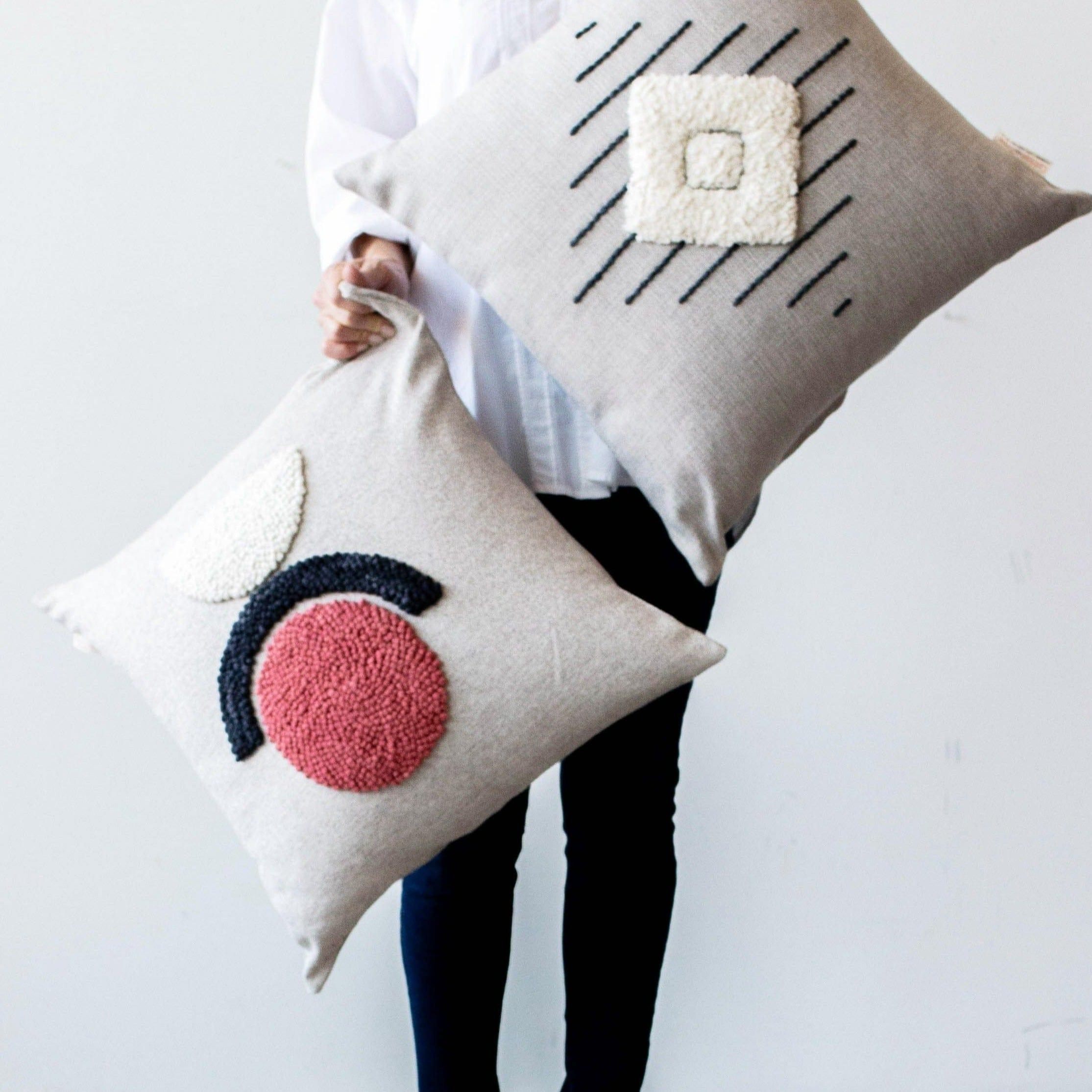 AfriScandi Sunrise Throw Pillow