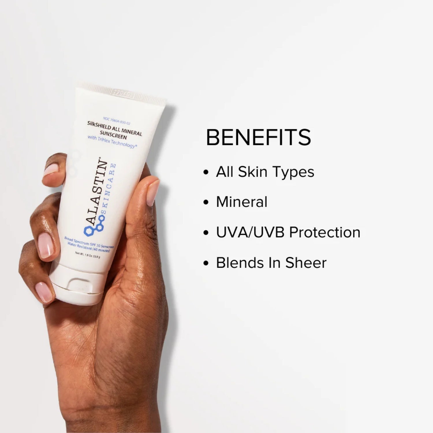 Alastin Skincare SilkSHIELD All Mineral Sunscreen SPF 30 1.9 Oz