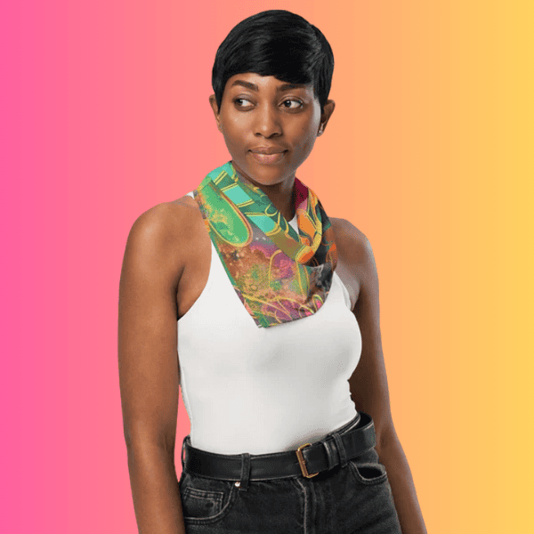 Vibrant Festival Bandana: Ultimate Accessory for Raves and Music Festivals