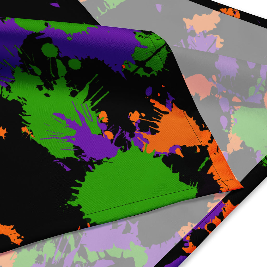 Witch's Paint Splatter Rave Bandana