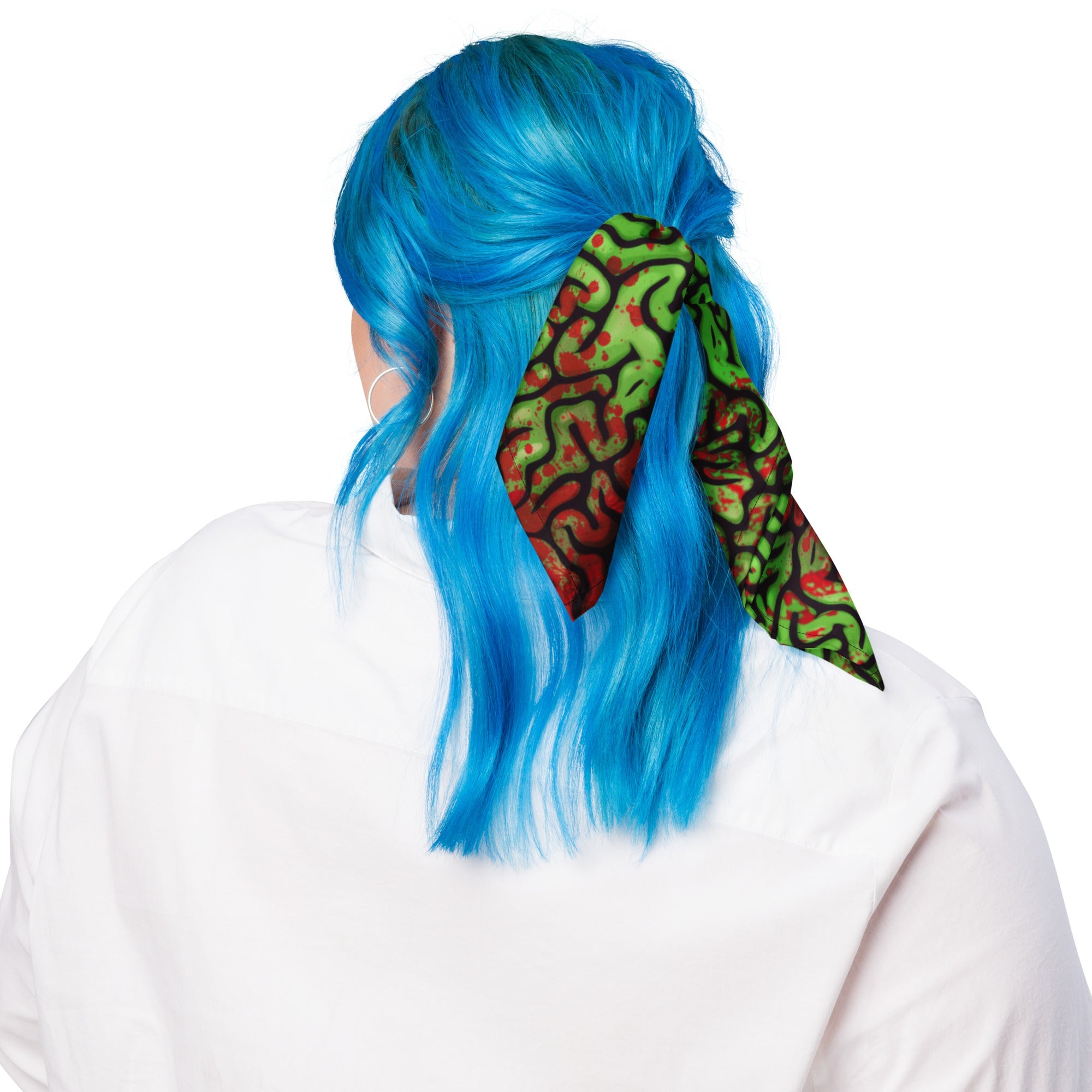 Bloody Green Brains Rave Bandana