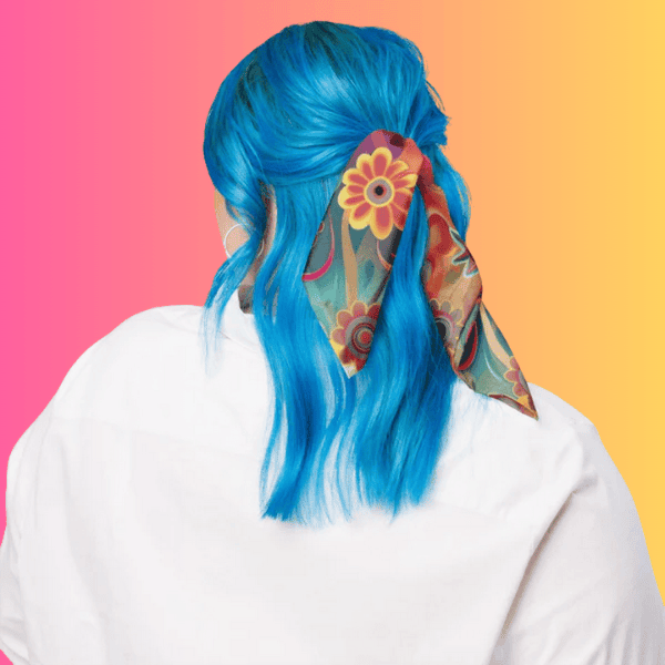 Bold and Colorful Hippie Bandana for Raves & Festivals