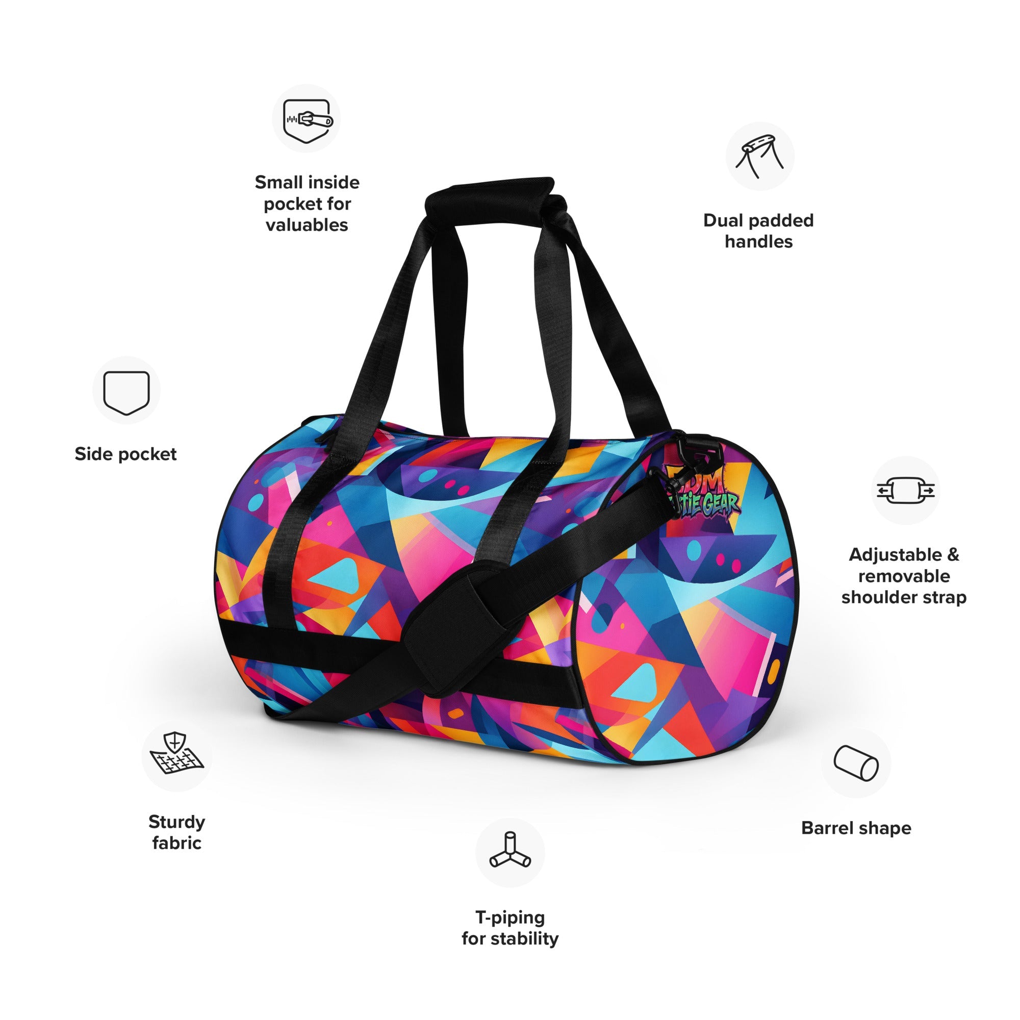 Diffraction Travel bag For EDM Rave Festival Outfit Clothing