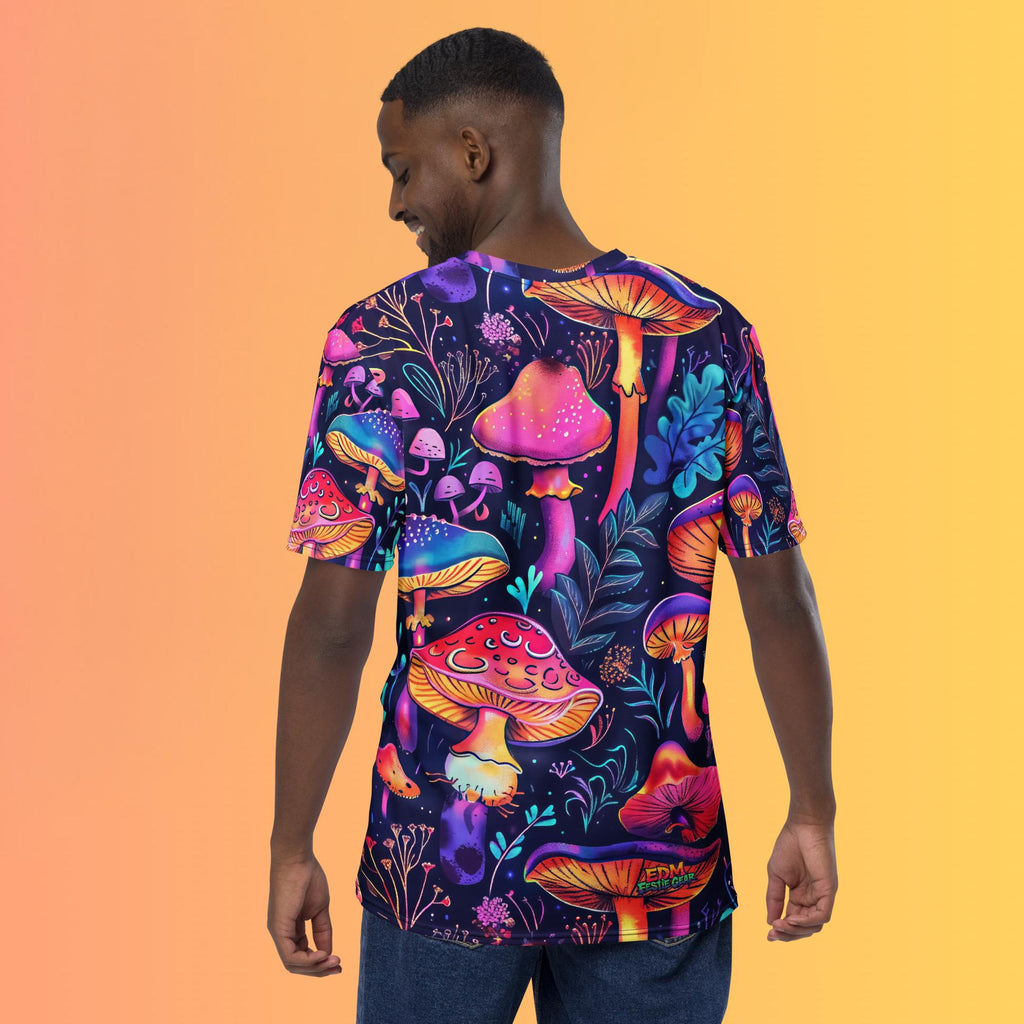 Mushroom Jungle T-Shirt For EDM Rave Festival Outfit Clothing