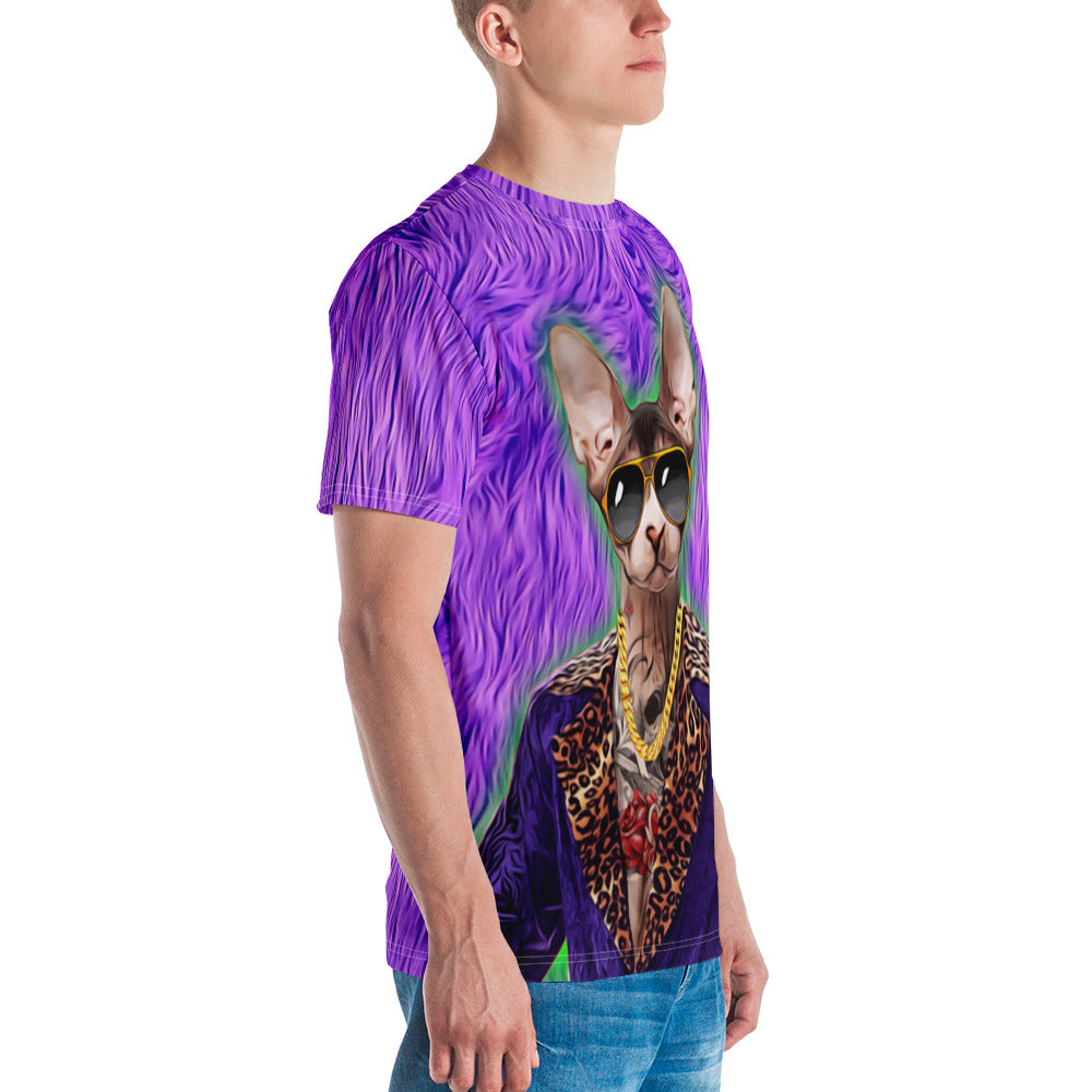 70s Pimp Cat All Over Print T-Shirt