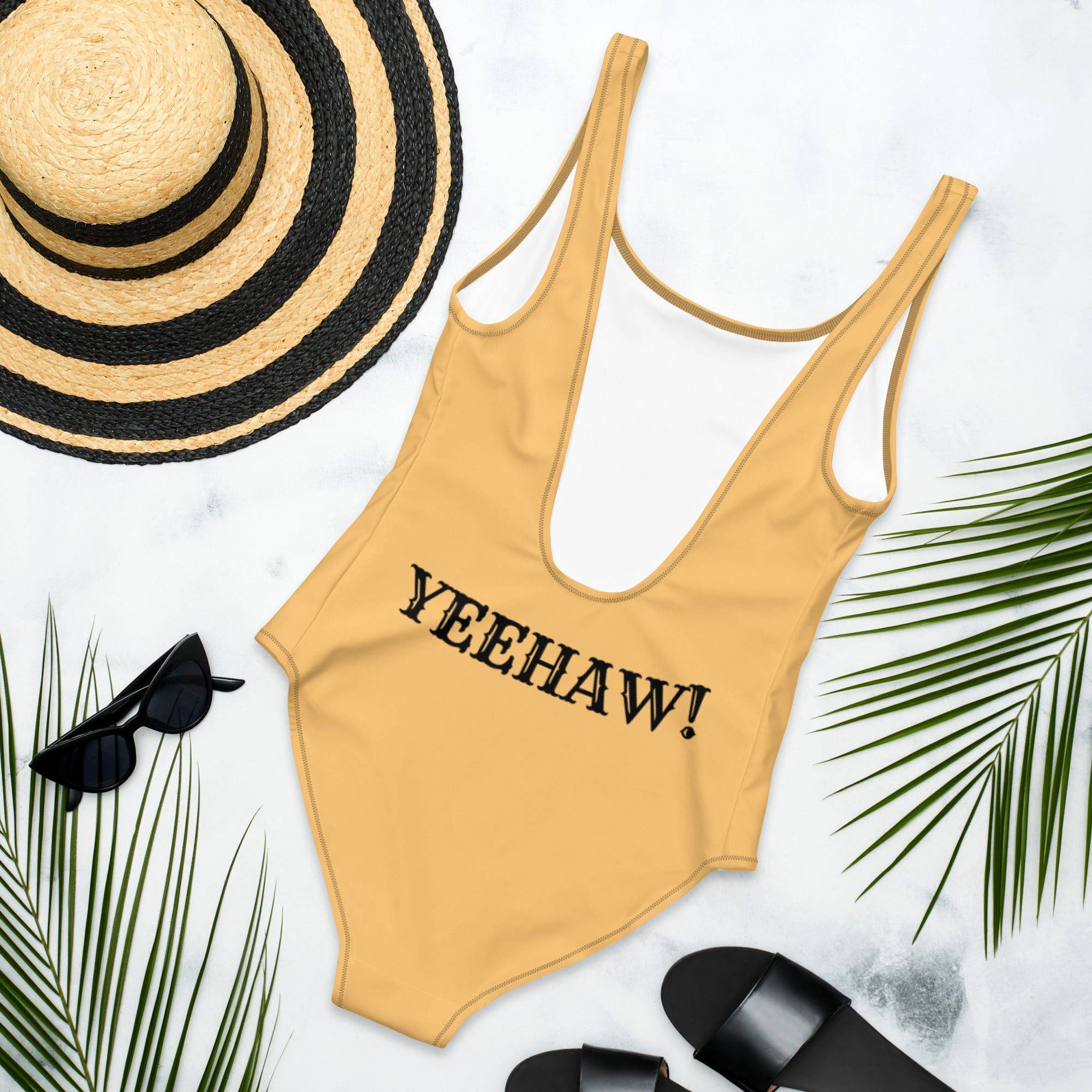 Let's Be Cowgirls One Piece Swim Suit