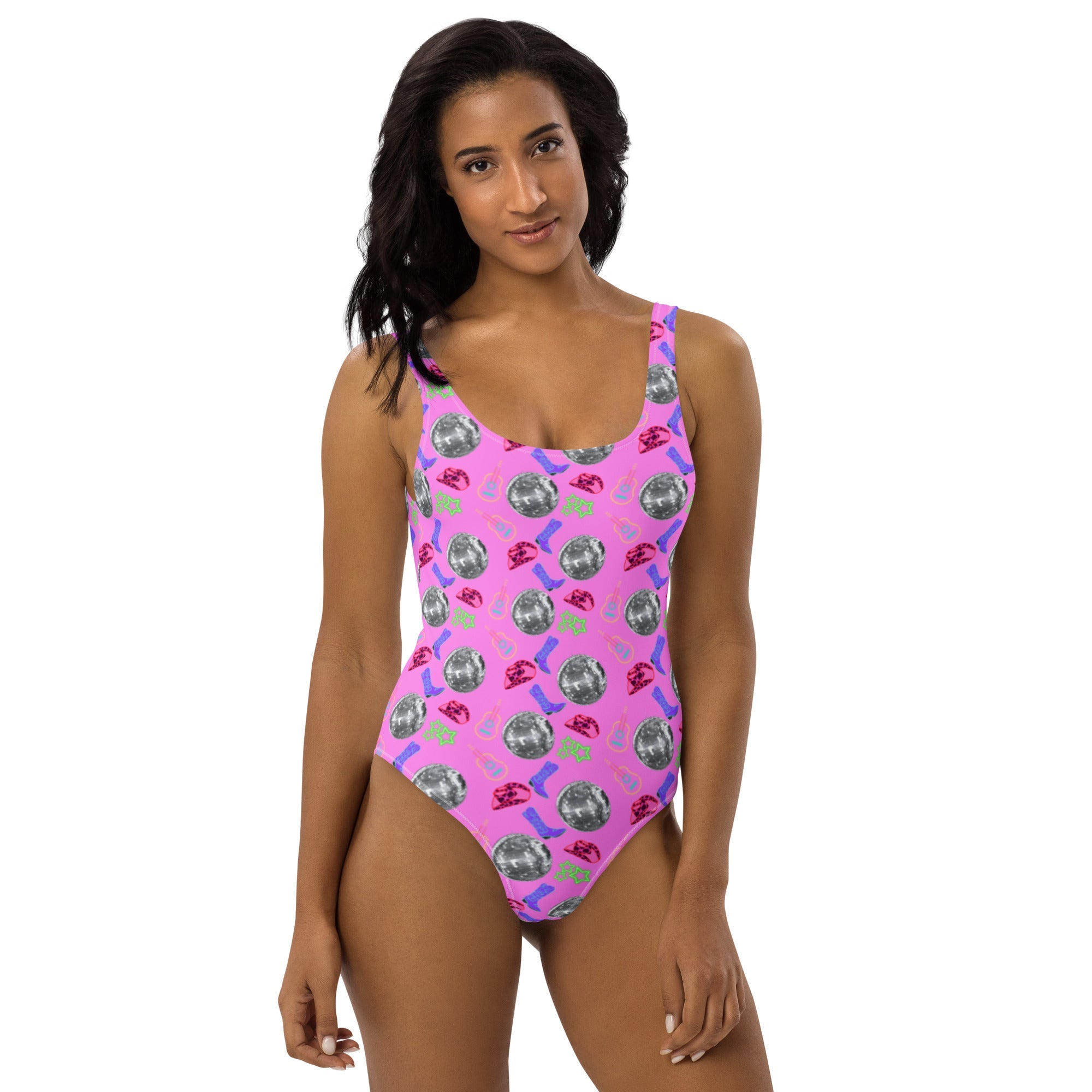 Disco Cowgirl One-Piece Swimsuit
