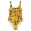 Giddy-up Mustard One-Piece Swimsuit