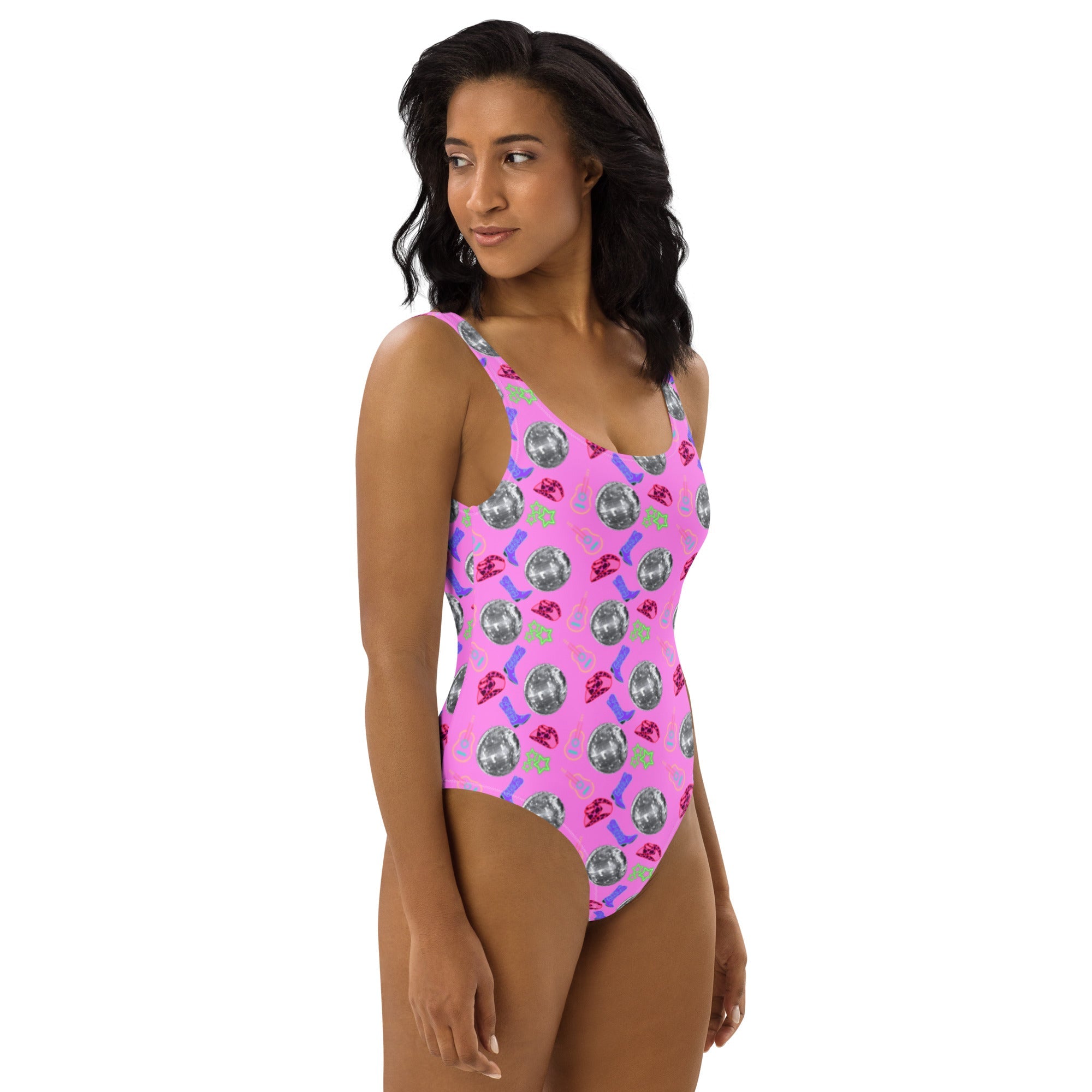 Disco Cowgirl One-Piece Swimsuit