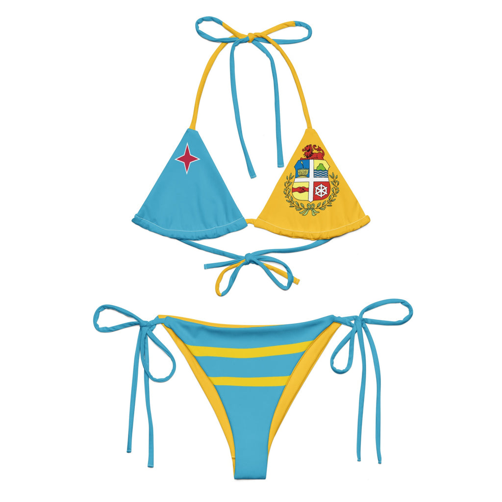 Aruba Flag String Bikini