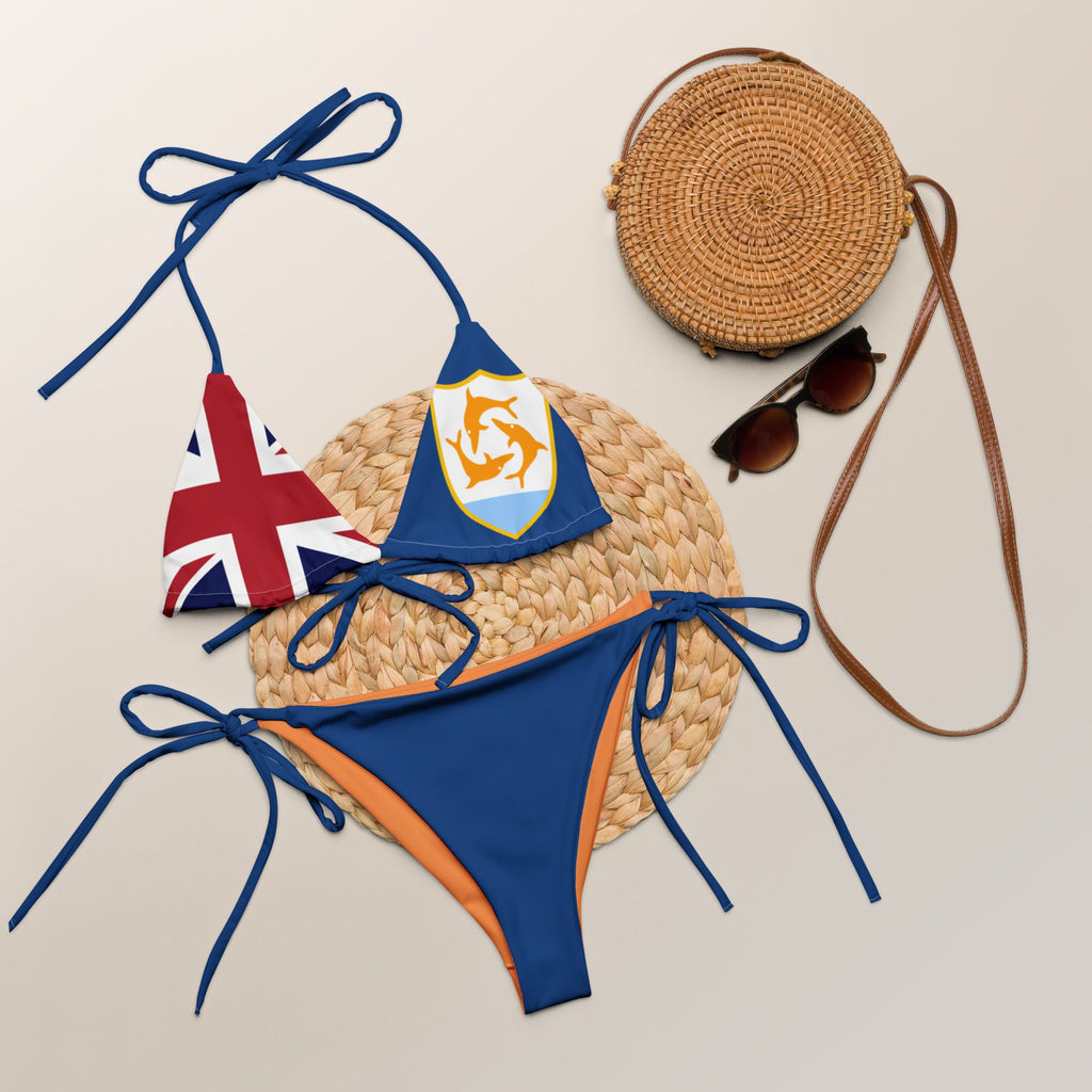 Anguilla Flag String Bikini