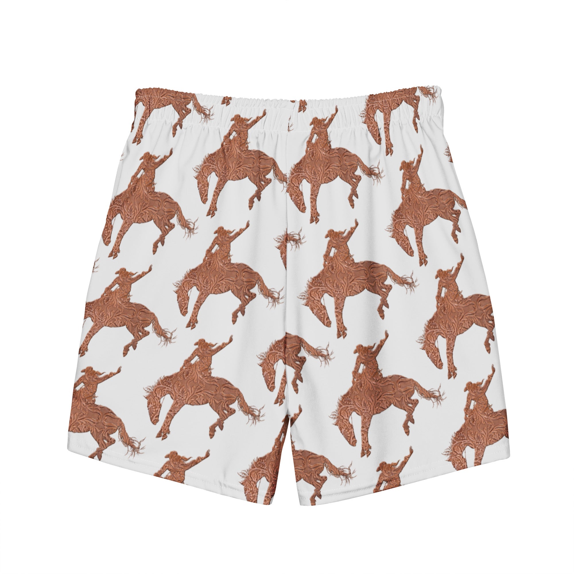 Tooled Bronc swim trunks